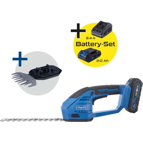 Forbici Erba Tagliasiepi Batteria 20V 200mm Scheppach set s c-htgs200-x (1/5)