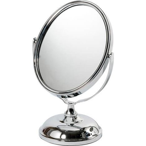 Showerdrape Eris 5x Magnifying Chrome Makeup Vanity Mirror (1/2)