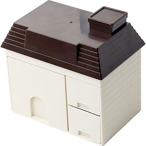 Aufbewahrungsbox für Zuhause – Organisationsbehälter für Büro, Kosmetik, Studentenwohnheim, Mädchenzimmer, Weiß (1/5)