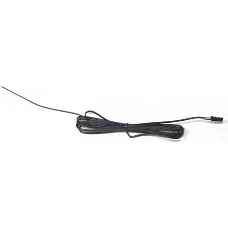 L&S LED Verbindungsleitung 12 V Stecker, Enden verzinnt 2000 mm schwarz anlöten