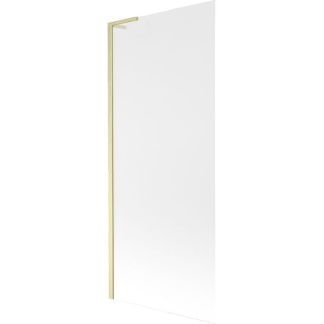 Paroi de baignoire Mexen Next L 1 volet 80 x 150 cm, dépoli, or brossé - 895-080-000-03-30-55 (1/5)