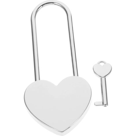 cadenas en forme de c ur avec cl pour sacs main et petites (1/5)