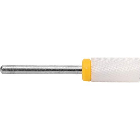 Tête de meulage cylindrique à pointe plate en céramique Accessoires pour meuleuse électrique (boîte jaune XF à grain (1/5)