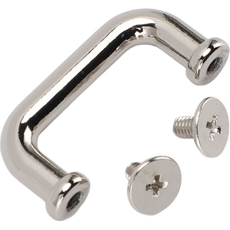 20 Sets Bogenbrückenschnalle 21x10,5x7mm Metall galvanisiert D-Ring-Schnalle Kettenriemenverbinder für Handtaschen und Taschen Silber (1/5)