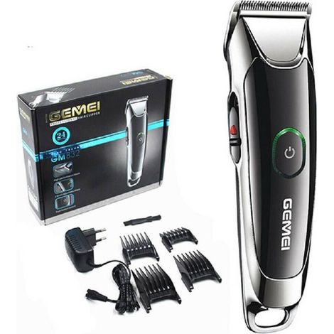 MaxTech - Tagliacapelli Regolabarba Professionale Capelli Barba Ricaricabile Gm-832 - (1/5)