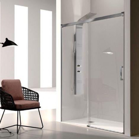 Parete doccia fissa + porta scorrevole GLASÉ 115 cm