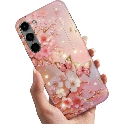 Skal / Mobilskal till Samsung Galaxy S23 - Flowers & Butterflies