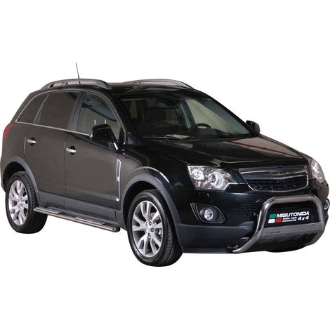 Pare-buffle Avant pour Opel Antara 2011-2015 63 mm en Acier Gris (1/5)