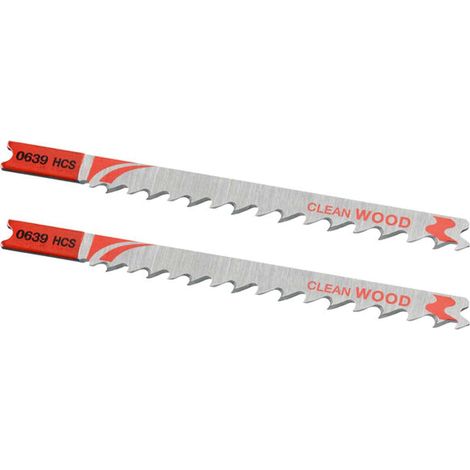 STANLEY Lame 100x4 mm, per seghetto alternativo, per legno, 2 pezzi (1/2)
