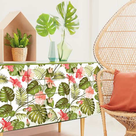 Sticker meuble tropical dewario 60 x 90 cm (1/5)