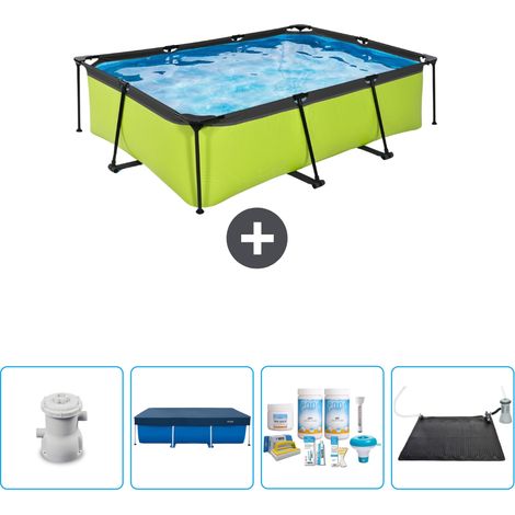 Exit Pool Rechteckig - 220x150x65 cm - 5-teilig SCB62 (1/4)