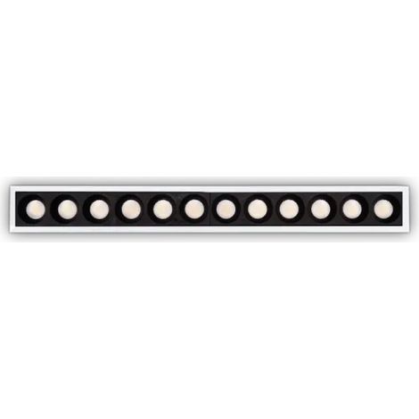 LIKA SLIM INCASSO LED SMD Alimentatore ONOFF incluso 2400 lm 4000 K 20 W 32° NERO