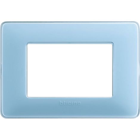 Placca Matix Bticino 3p turchese (1/7)