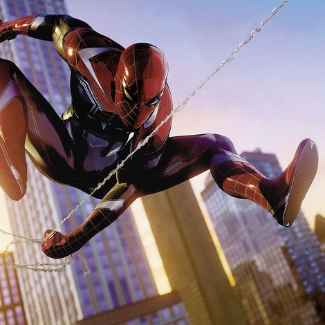 papier peint panoramique Spider-Man multicolore - Komar (1/4)