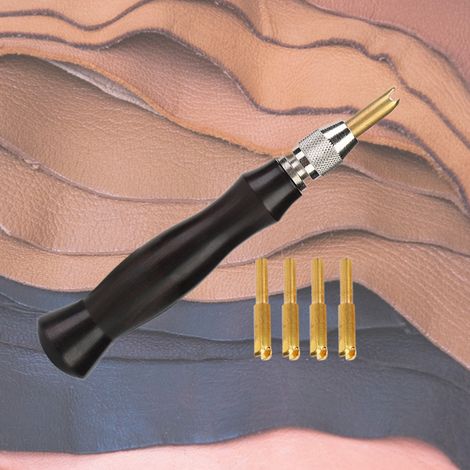 Outils de bricolage pour le travail du cuir : outil de pressage des bords, fil de scellage et de repassage des bords, outil de pressage et d’arquage des bords, outil de pressage et de gonflement des r