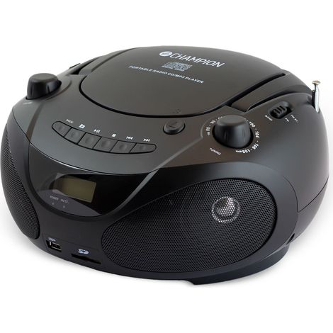 Boombox cdradiomp3usb schwarz