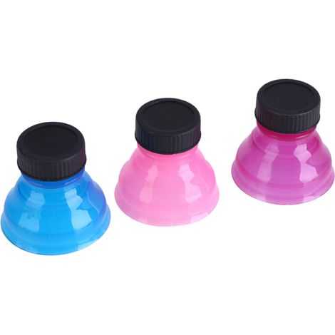 Lot de 6 bouchons à clipser réutilisables pour canettes de soda. (1/5)