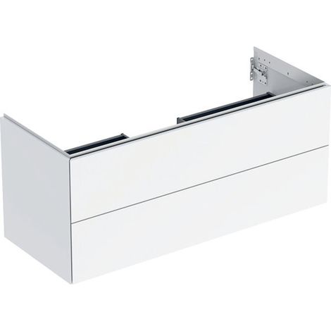 Geberit ONE mueble bajo lavabo, 2 cajones, 118.4x50.4x47cm, (1/5)