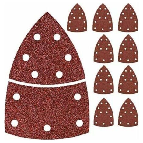 40 triangles abrasifs multifonctions, 105 x 152 mm, grain P40/60/80/120/180 (40 feuilles) (1/5)