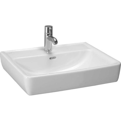 LAUFEN PRO A Aufsatzwaschtisch, 1 Hahnloch, mit Überlauf, (1/4)