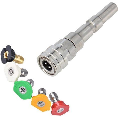Adaptateur pour nettoyeur haute pression Nilfisk KEW ALTO WAP CALM vers raccord rapide 1/4 pouce avec pulvérisation (1/5)
