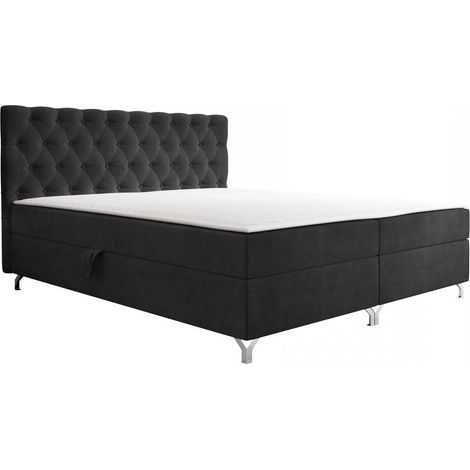 Lit boxspring Memphis 141, Manila 18, Continental, Double, 180x200, Disponible, 186x207x114cm (1/5)