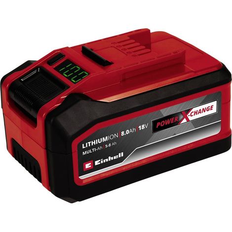 Einhell 4511600 PXC Plus 18V 5-8 Ah Multi-Ah Power X-Change Batteria per elettroutensile 18 V 5 Ah, 8 Ah Li-Ion (1/8)