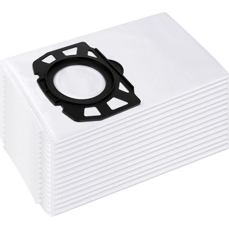 lot de 10sacs d'aspirateur pour kärcher 2.863-006.0 sacs filtrants en non-tissé 487 wd4 wd5 wd6 wd5p wd6p premium mv4 mv5 mv6 sacs filtrants pour aspirateur humide et sec (1/5)