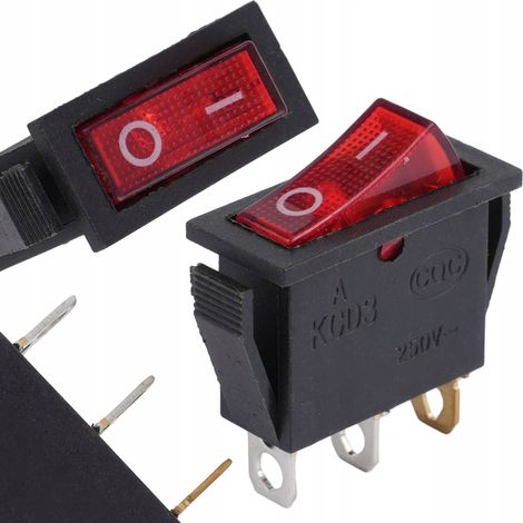 Interruptor basculante KCD3 15A 250V ON-OFF