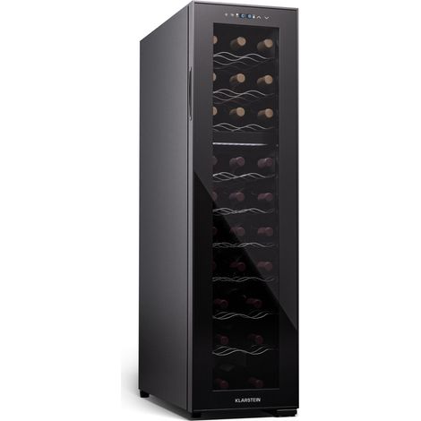 Klarstein Shiraz 27 Duo refrigerador de vino 2 zonas 83 L/27 botellas 5-18 °C Touch