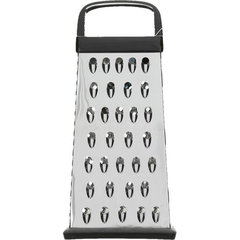 1 Râpe Acier Inoxydable, Surface 20cm, Poignée Plastique, Base TPR, Cuisine Légumes Fromage (1/5)