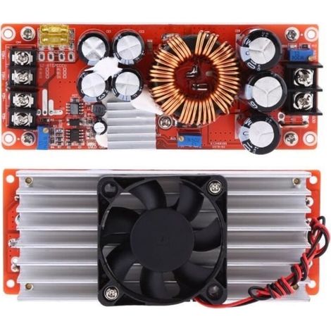 Programmierbares DC/DC-Netzteilmodul mit 1500 W und 30 A, Aufwärtswandler, Eingang 10–60 V, Ausgang 12–90 V