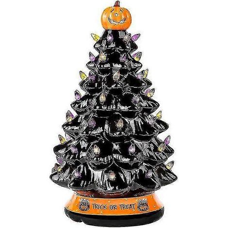 Arbre d'Halloween, décorations lumineuses, cadeau, décorations pour fête d'Halloween (1/5)