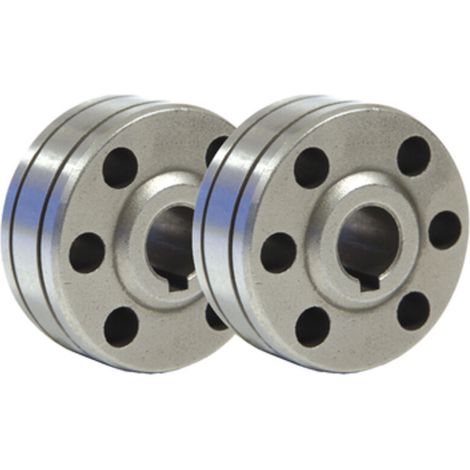 Rollen Typ B für massiven Aluminiumdraht (2er-Pack) – 0,8/1,0 mm (1/2)