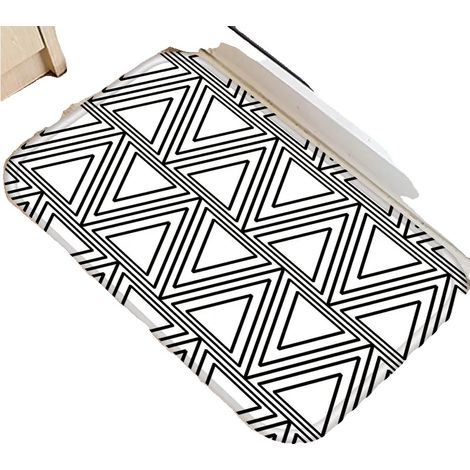 Tappetino da cucina antiscivolo in velluto corallo assorbente, DT-2411211000053 -DD, 60x90cm-a (1/2)
