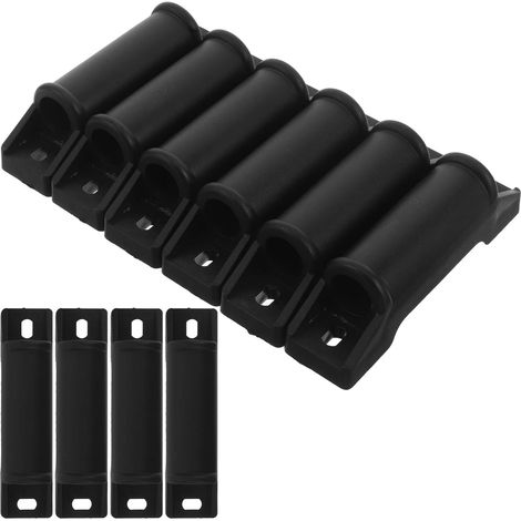 Patineuse à pédales pour chaise, 10 pièces, plastique noir (1/5)