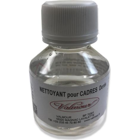 Nettoyant spécial dorure 30 ml – Pour cadres, moulures et meubles – Décrassage en douceur sans altérer les surfaces – Valmour