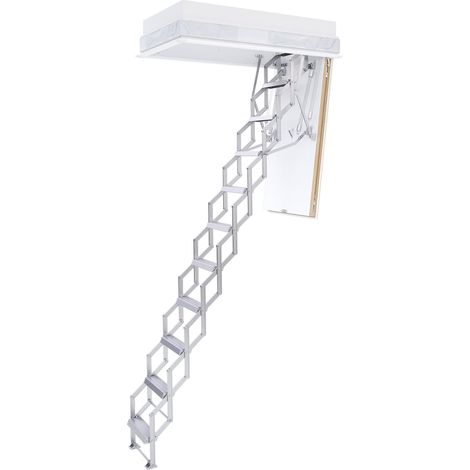 Roto Scherentreppe Ecco bis 275cm Raumhöhe 120x60cm Rohbaumaß