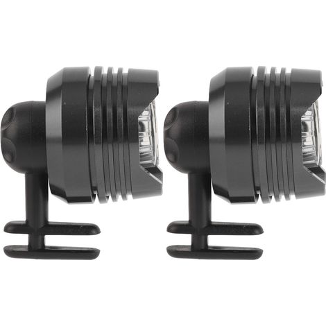 2er-Pack Schuh-Stirnlampen aus Aluminiumlegierung, LED-Leuchten für Radfahren, Wandern und Camping, Schwarz (1/5)