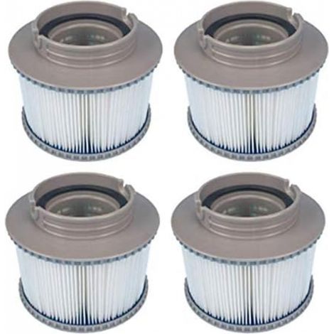 Poolfilter, Set mit 4 Ersatzfiltern für MSPA FD2089, Filterpumpe, für bestehende MSPA-Whirlpools (1/5)
