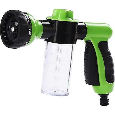 8 In 1 Pressure Hose Nozzle Foam Gun Jet Soap Sprayer Garden Sprinkler Horse Dog Animal Gun (1/4)