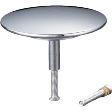 XEPHO Bouchon de Bain, diamètre 70 mm, Bouchon de vidange chromé, Compatible avec la Plupart des baignoires, réglable en Hauteur. (1/4)
