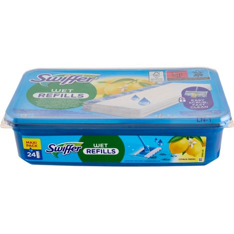 Recambios para fregona Swiffer con aroma a limón, 24 unidades. (1/5)