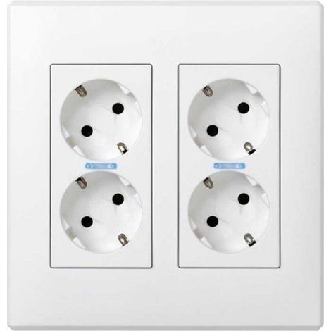 Kit électrique 2 modules blanc SIMON 51000201-030
