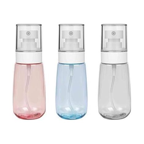 Mist Spray Bottle, Clear Reusable Plastic Empty Travel Spray Bottle For Skincare Lotion/Makeup Spray/Perfumes/Cosmetics (60ml) (1/5)