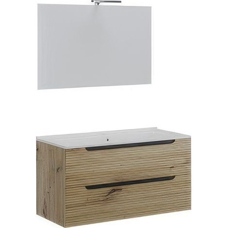MOBILE BAGNO COMFORT 2C DOGATO 100 ROVERE ORO