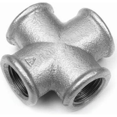 Raccord Galvanisé - 3/4 Pouces - Pour Eau Chaude Froide et Chauffage Central - 1 Pièce