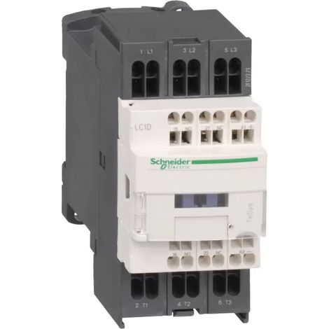 TeSys Deca Power Schütz 9A 3P 24V DC 1Ö 1Ö LC1D093BL (1/2)