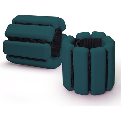 2 PCS Poids de Poignet Réglables Poids de Cheville, Bracelet de Poids, Bracelet de Remise en Forme pour Exercice, Marche, Jogging, Yoga, Aérobic, Pilates (1/5)