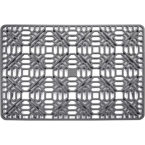 SHINING HOUSETapis d'évier de cuisine en silicone, excellent accessoire de grille de protection pour évier en acier inoxydable, évier de salle de bain, bol en porcelaine, dessous d'évier (1/5)